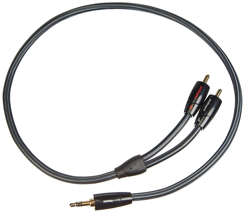 audioquest/cinemaQuest RCA Cable　　(PSC+) Amazon.com: AudioQuest Tower 3.5mm to RCA Cable (Black